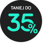 taniej o 35%