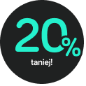 20% taniej