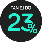 taniej o 23%